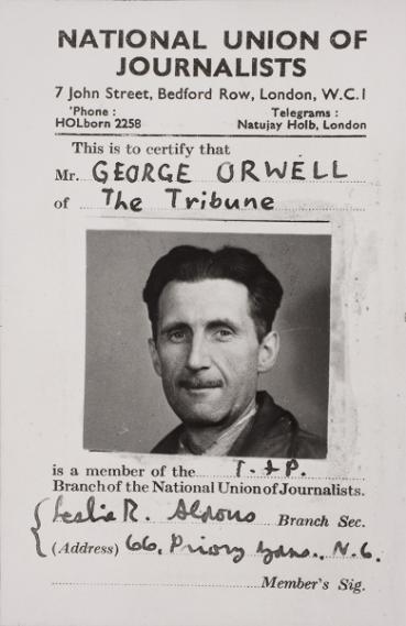 author biography of george orwell